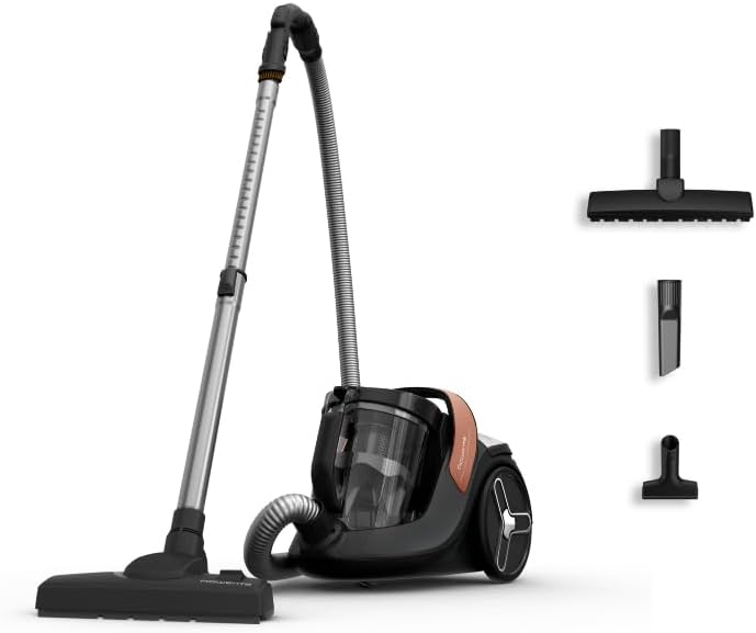 Rowenta Green Force Cyclonic Effitech, Aspirapolvere a Traino Senza Sacco per Parquet